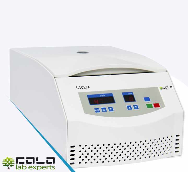 Laboratory Centrifuge with swing out rotor