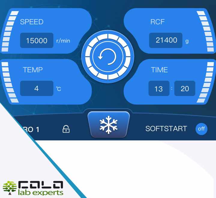 LACE-LION Mikrocentrifuga sa Hladjenjem 15000rpm/21400xg - Слика 2