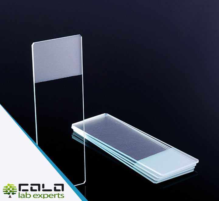 MCS05 Microscope Slides ground edges, frosted end pack 50/1